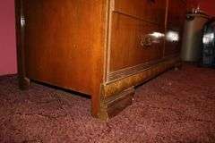 Wooden Dresser with Mirror