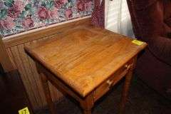 Single Drawer End Table and Charging End Table