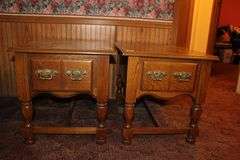 (2) End Tables with Drawer and Coffee Table