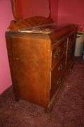 Wooden Dresser with Mirror