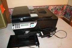 Mini Game Entertainment 500 Game System, HP Officejet 4500 Printer, Solid State Stereo, Wall, Clock, and Misc. Decorations
