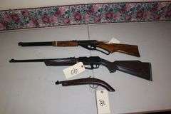 Daisy Powerline 880 BB Gun, Daisy Limited Edition BB Gun, and Cap Gun