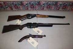 Daisy Powerline 880 BB Gun, Daisy Limited Edition BB Gun, and Cap Gun
