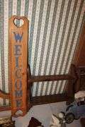 Hanging Quilt Rack, Spice Rack, The Philadelphia 1871 Train Decoration, Figurines, Wall Decorations, Washboard, and Light Up Cabin Decoration