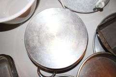Baking Pans, Anchor Glass Baking Dishes with Covers, Hamilton Beach Slow Cooker, Pie Pans, and Pots