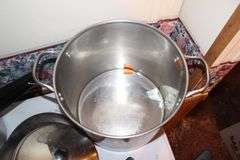 Graniteware Roaster Pan with Lid, Pressure Cooker, Pots, Cake Mold, Graniteware Pot with Lid, Serving Tray, Stainless Cooker Pot, and Frying Pan