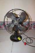Ingraham Mantle Clock and Emerson Metal Fan