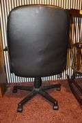 Office Chair and Wooden Rocking Chair