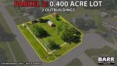 0.40 ACRE LOT - STORAGE BUILDING - OUTBUILDING
