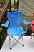 (2) Metal Folding Lawn Chairs and (4) Bag Chairs