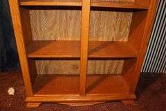 Wooden Book Shelf and 2 Door TV Stand