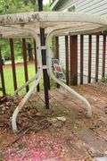 Glass Top Patio Table with Umbrella