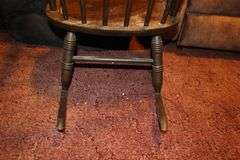 Office Chair and Wooden Rocking Chair