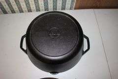 12 Inch Lodge Cast Iron Dutch Oven with Lid