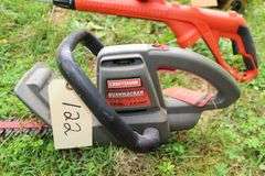 Black and Decker 20V Leaf Blower, Craftsman 18 In Bushwhacker, Black and Decker 18V Leaf Blower, Black and Decker Lawn Edger, Craftsman Gas Powered Lawn Edger, and Weed Eater Gas Powered Leaf Blower