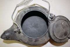 Cast Iron Kettle with Handle, Cracker Barrel Cast Iron Press, Baking Powder Tin, Cast Iron Utensils, and Cast Iron Horse