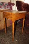 Single Drawer End Table and Charging End Table