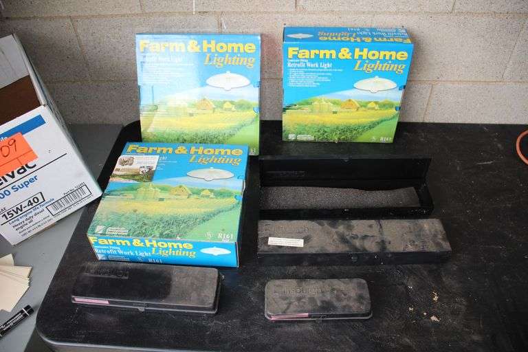 (3) Farm & Home Lighting Sets and (4) Pittsburgh Socket Boxes image