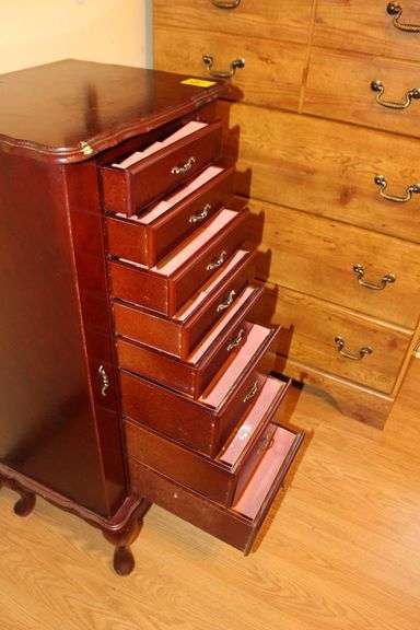 8 Drawer Jewelry Armoire