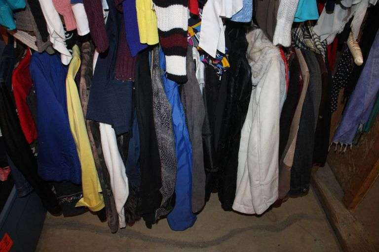Jackets, Scarves, Shirts, Blouses, Dresses, Sweaters, Vest, and Misc. Clothing