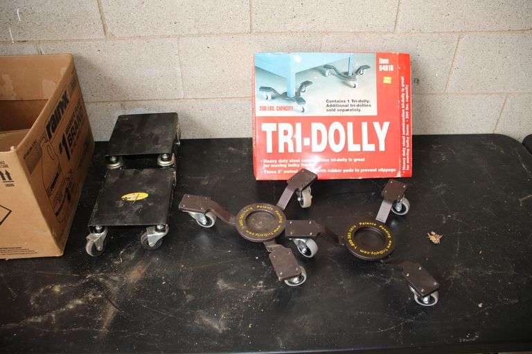 (2) Southern Industrial Dollies and (2) Tri-Dolly Dollies image