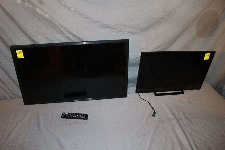 31 Inch Samsung TV and 24 Inch Vizio TV