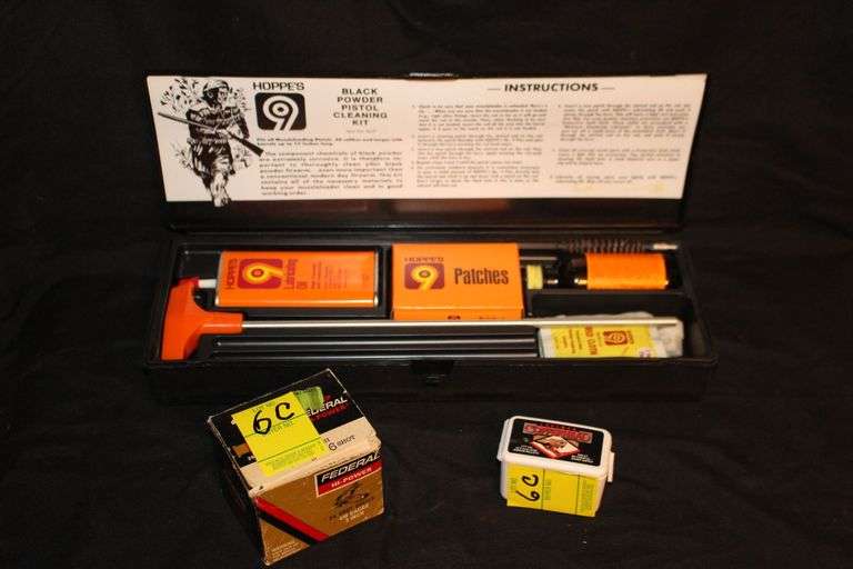 Federal 3 Inch .410 Shells, Crosman Copperhead .177 Caliber Air Pellets, and Gun Cleaning Kit