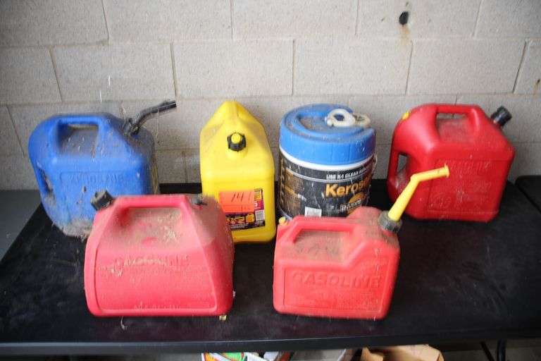 Gas, Diesel, and Kerosene Jugs image