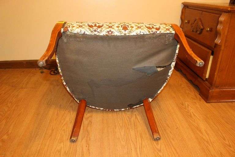 Decorative Cushioned Arm Chair