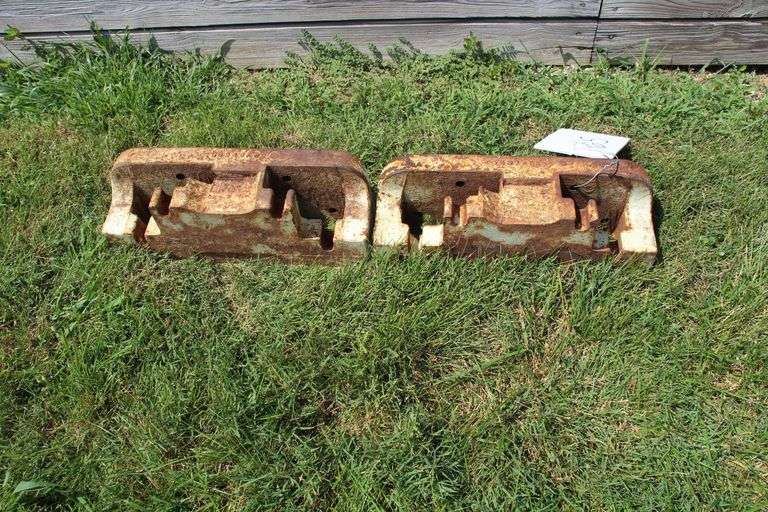 (2) Oliver Front End Tractor Weight Racks image