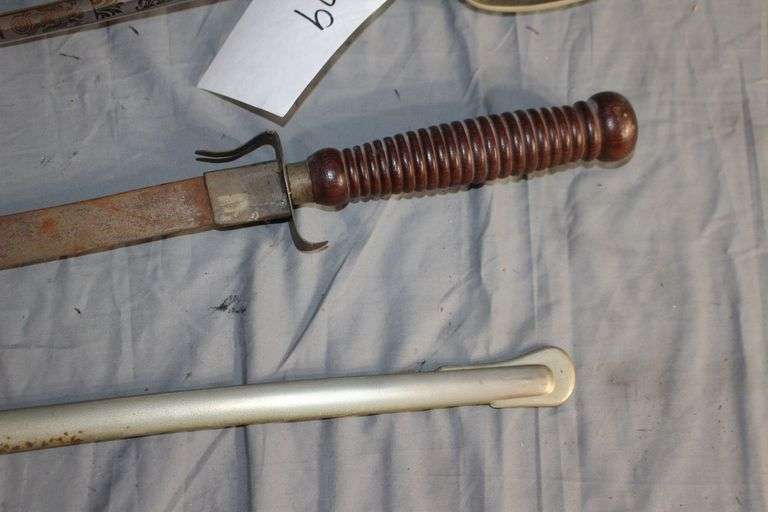 30 Inch U.S Katana with Sheath, 25 Inch Sword, and Pool Stick