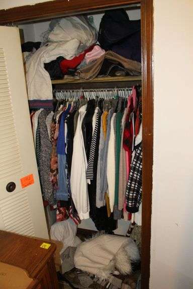 42 Regular Leather Jacket, Large Leather Jacket, Sweaters, Jackets, Suitcases, and Misc. Clothes image