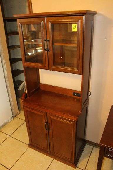 Pantry Storage Cabinet with Outlet and (2) USB Ports