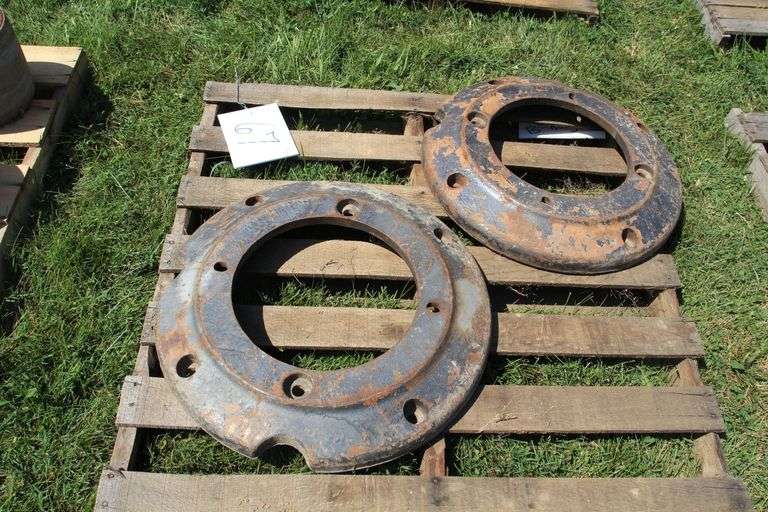 (2) Oliver Rear Tractor Wheel Weights image