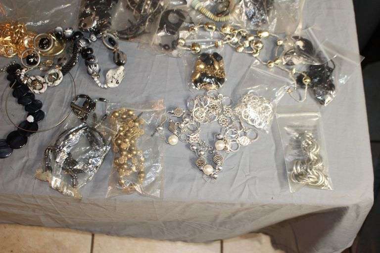 Necklaces, Chains, Earrings, Bracelets, and Misc. Costume Jewelry