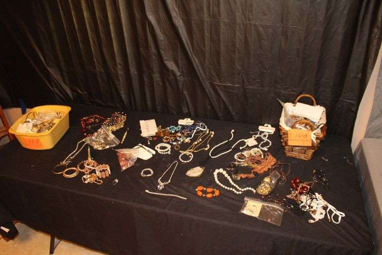 Chains, Necklaces, Bracelets, Earrings, Ring, and Misc. Costume Jewelry