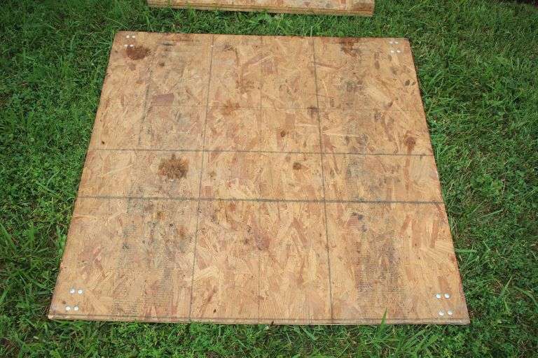 48 In x 48 In and 60 In x 38 in Wooden Floor Dollies
