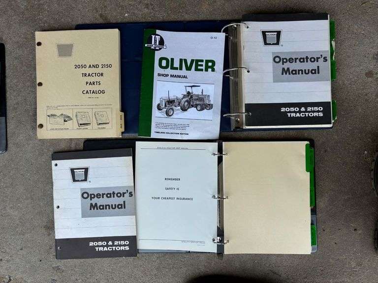 Oliver 2050 & 2150 Operator's and Shop Manuals image