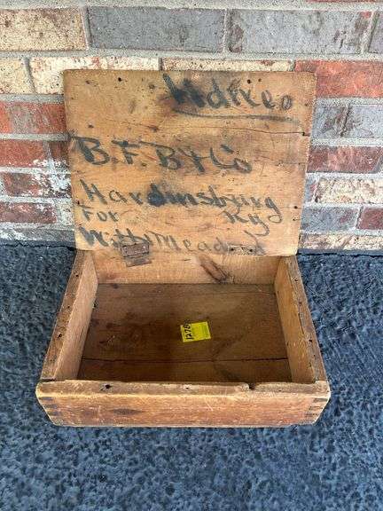 Old Wooden Delivery Box image
