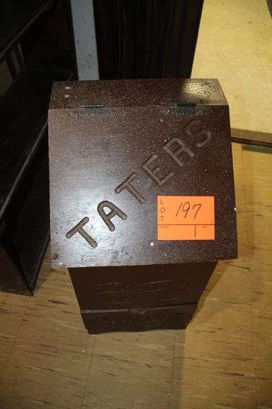 Tater Box, 4 Tier Shelf, 4 Tier Metal Shelf, Footstool, (2) Ironing Boards, and Pillow