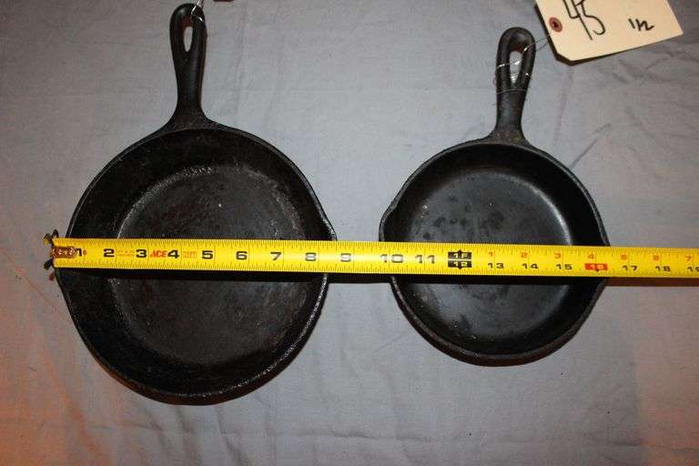 7 Inch Cast Iron Skillet and 8 Inch Cast Iron Skillet