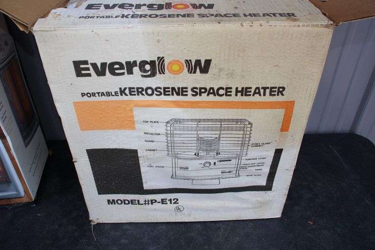 Everglow Kerosene Heater and Holmes Electric Heater
