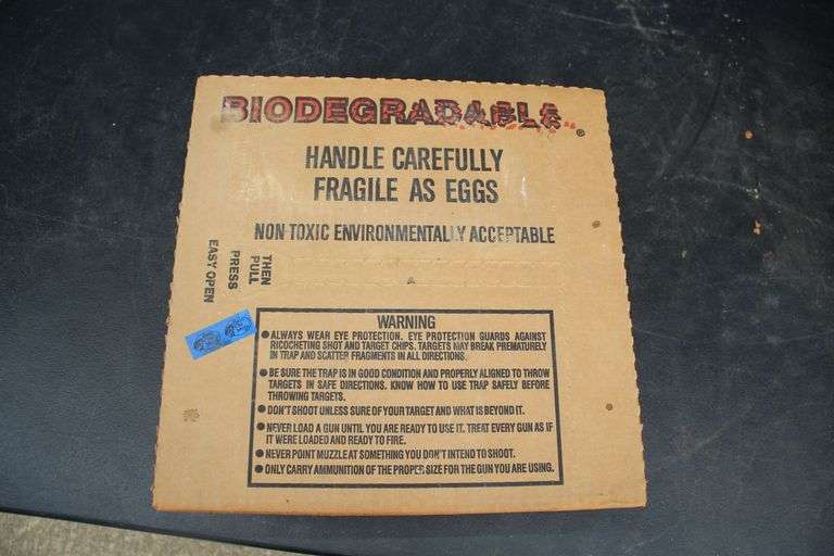 White Flyer Clay Pigeons and (2) Boxes of Remington Clay Pigeons