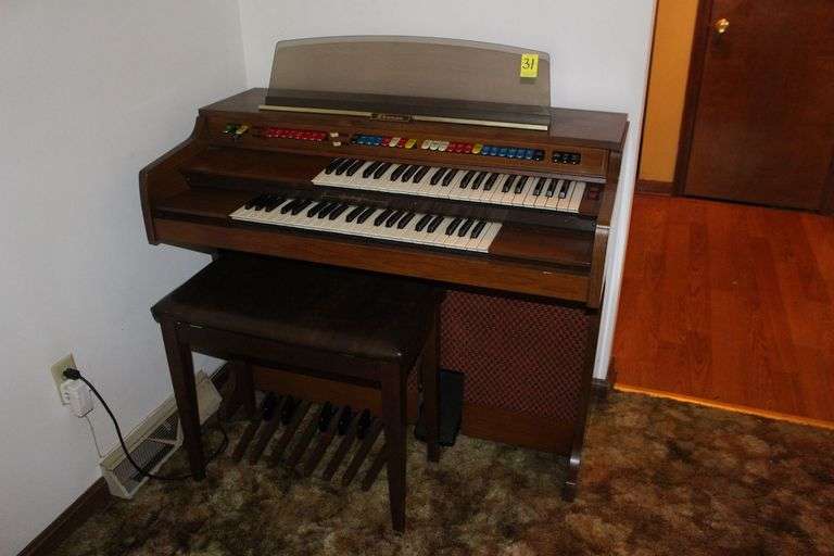 Thomas Playmate Sneaky Easy 2 Electric Organ with Bench image
