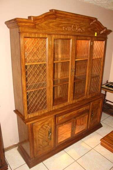 QCI 2 Piece China Cabinet with (2) Lights image