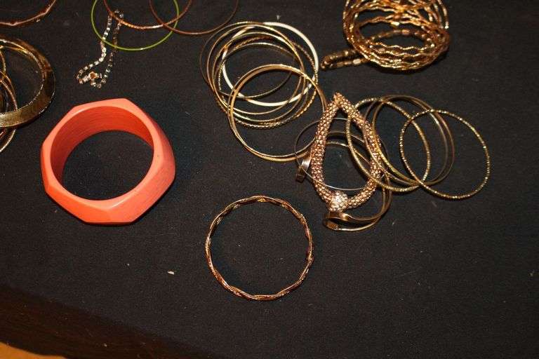 Bracelets, Earrings, Necklaces, Bracelet Stand, Chains, and Misc. Costume Jewelry