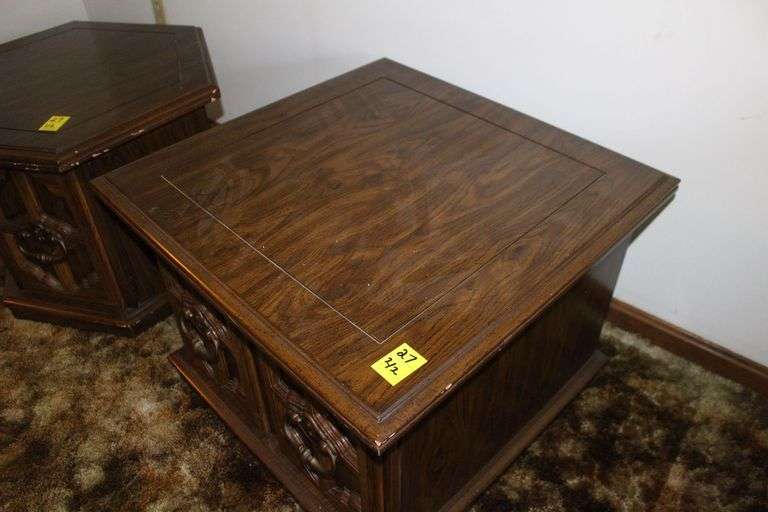 Square End Table and Octagon End Table