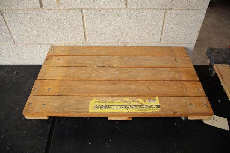 (3) Platform Furniture Dollies
