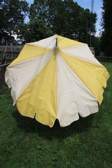Yellow Patio Umbrella