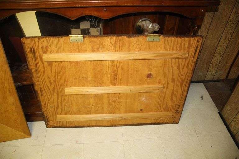 72 Inch W Headboard and (2) Folding Checkerboard Tables
